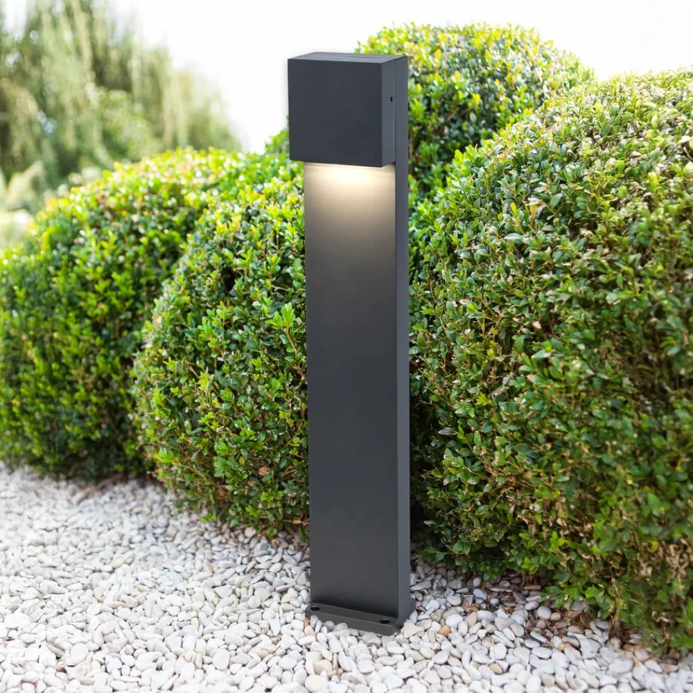 LUTEC Gadebelysning > Gemini FX LED-gadelampe, IP54, antracit