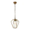Udendørs Pendellamper ^ Moretti Luce Gemstone 3452 udendørs hængelampe messing/klar