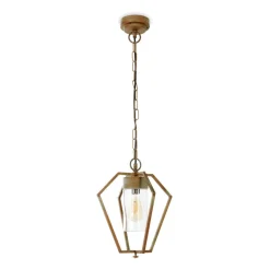 Udendørs Pendellamper ^ Moretti Luce Gemstone 3452 udendørs hængelampe messing/klar