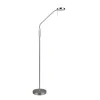 Reality Leuchten Gulvlamper|Gulvlamper > Genopladelig LED-gulvlampe Moreno, mat nikkel, CCT, dæmpbar