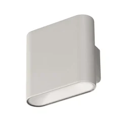 Væglampe Med Sensor ^ FH Lighting Genopladelig LED-væglampe Magnetics, sølv, op & ned, bredde 10 cm