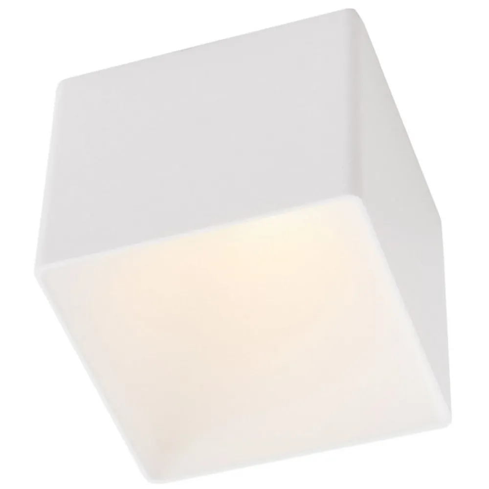 The Light Group Loftlamper|Indbygningsspots > GF design Blocky indbygningslampe IP54 hvid 3.000 K