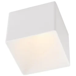 Loftlamper|Indbygningsspots ^ The Light Group GF design Blocky indbygningslampe IP54 hvid 2.700 K