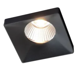 The Light Group Loftlamper|Indbygningsspots > GF design Squary indbygningslampe IP54 sort 2.700 K