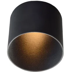 The Light Group Loftlamper|Indbygningsspots > GF design Tubo indbygningslampe IP54 sort 2.700 K