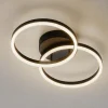 Loftlamper ^ Fabas Luce Giotto LED-loftlampe, 2 lyskilder, sort