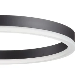 Loftlamper ^ Fabas Luce Giotto LED-loftlampe, 2 lyskilder, sort