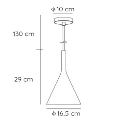 Lucide Pendellamper > Gipsy konisk pendellampe i gips