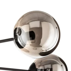 Gang|Loftlamper ^ EMIBIG LIGHTING Glassy loftlampe, sort, grafit, glas, 6 lyskilder, E14