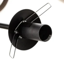 Gang|Loftlamper ^ EMIBIG LIGHTING Glassy loftlampe, sort, grafit, glas, 6 lyskilder, E14