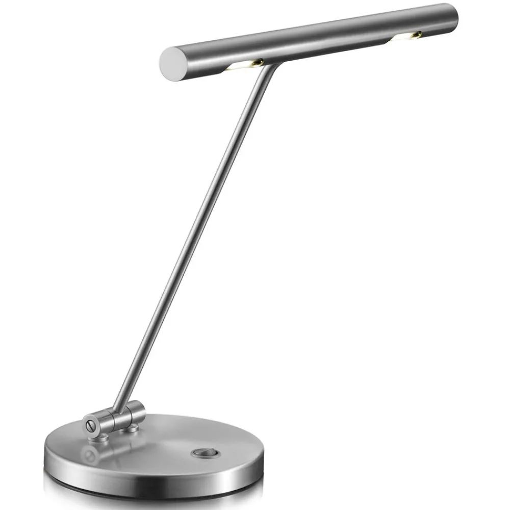 Knapstein Arbejdsrum/Kontor > GLIMMER elegant LED-bordlampe nikkel