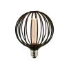 Dæmpbar Led-Pære|Filament Pære ^ Searchlight Globe LED-pære, sort, E27, 3,5 W, 1.800K, dæmpbar