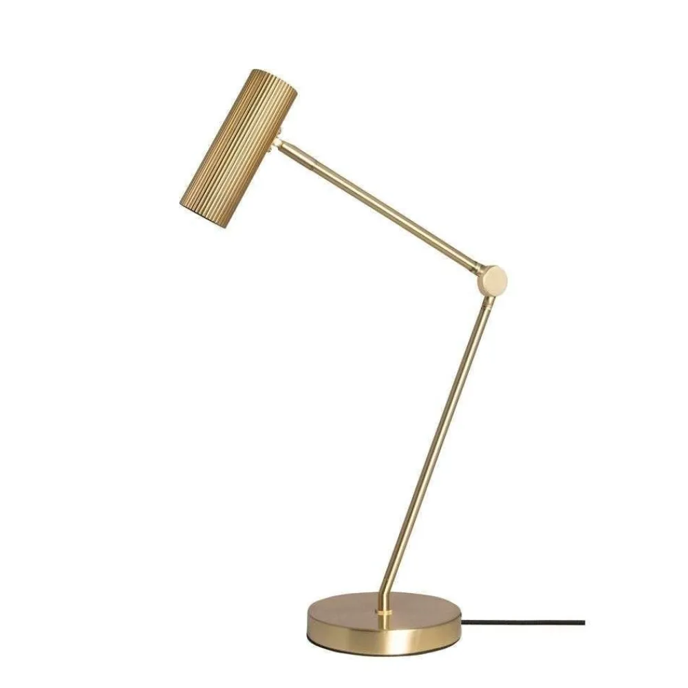Arbejdsrum/Kontor ^ Globen Lighting bordlampe Hubble READ, messing Højde 45 cm