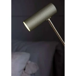 Arbejdsrum/Kontor ^ Globen Lighting bordlampe Hubble READ, messing Højde 45 cm