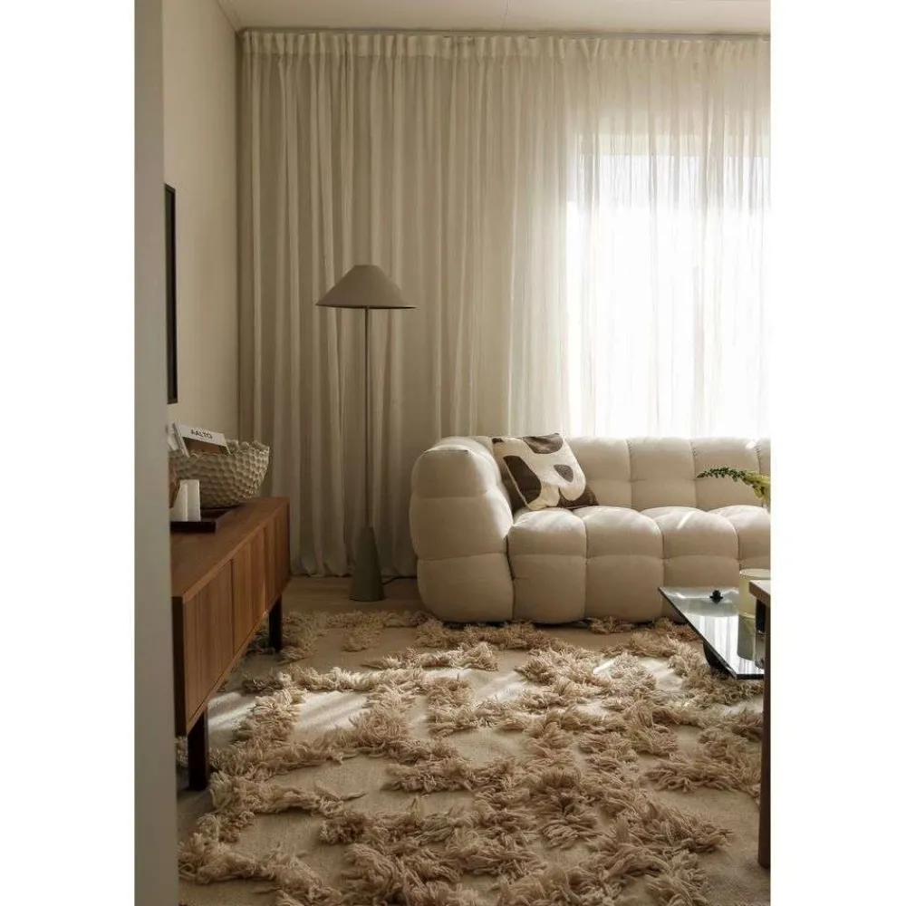 Globen Lighting Gulvlamper|Gulvlamper > Gulvlampe Cannes, beige, højde 140 cm
