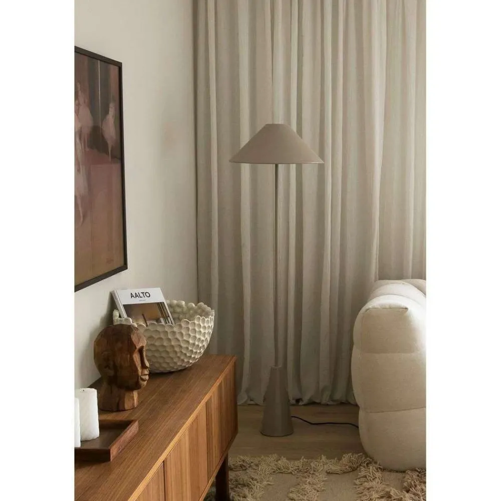 Globen Lighting Gulvlamper|Gulvlamper > Gulvlampe Cannes, beige, højde 140 cm