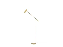Gulvlamper ^ Globen Lighting Gulvlampe Hubble READ, messing mat 140 cm