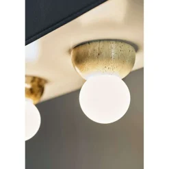 Globen Lighting Væg- Og Spejllamper > væglampe Torrano, beige, Ø 13 cm IP44
