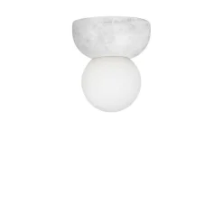 Globen Lighting Væg- Og Spejllamper > væglampe Torrano, hvid Ø 13 cm IP44