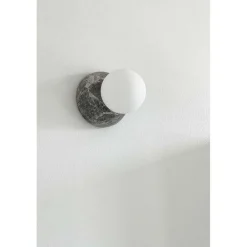 Globen Lighting Væg- Og Spejllamper > væglampe Torrano, grå Ø 13 cm IP44