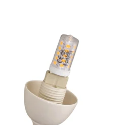 Jupiter Gulvlamper > Gloriosa gulvlampe, creme, glas, 9 lyskilder