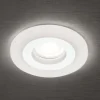 ORION Indbygningsspots > Glow indbygningsspot, hvid, metal, Ø 11 cm, GU10