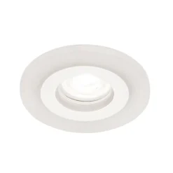 ORION Indbygningsspots > Glow indbygningsspot, hvid, metal, Ø 11 cm, GU10