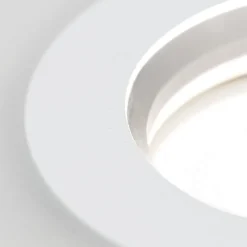 ORION Indbygningsspots > Glow indbygningsspot, hvid, metal, Ø 11 cm, GU10
