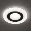 ORION Spotlights > Glow indbygningsspot, sort, metal, Ø 11 cm, GU10