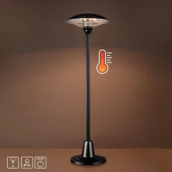 Møbel Og Interiør ^ JUST LIGHT. GmbH Glow varmespotstander, IP34, 1.500 W/3.000 W