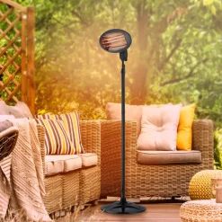 JUST LIGHT. GmbH Møbel Og Interiør > Glow varmespotstander, IP34, 650 W/1350 W/1500 W