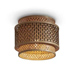 Good & Mojo Loftlamper > Bhutan loftslampe, bambus, Ø 25 cm