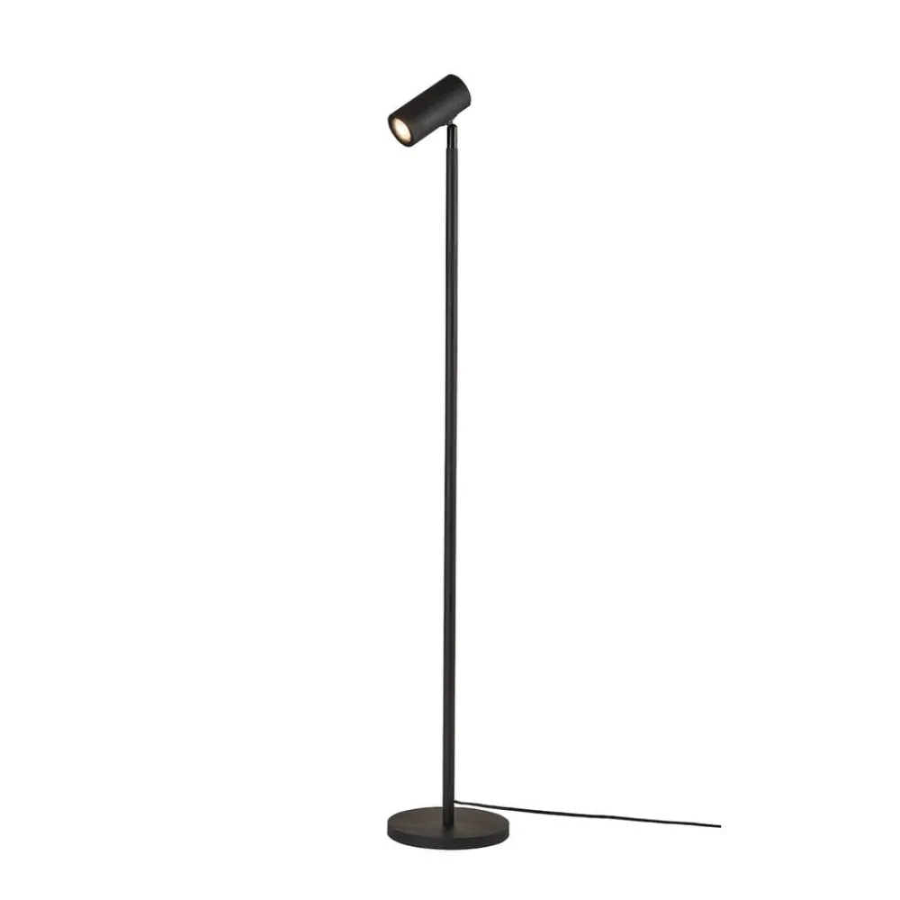 Good & Mojo Arbejdsrum/Kontor|Gulvlamper > Gulvlampe Java, sort, 141 cm, bambus, GU10