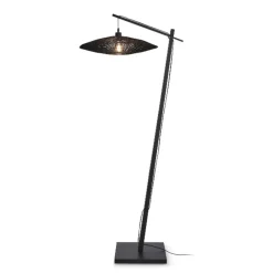 Gulvlamper ^ Good & Mojo Iguazu, højde 176 cm Ø55cm sort