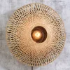 Good & Mojo Væglamper > Kalimantan væg, natur/sort, Ø 60cm