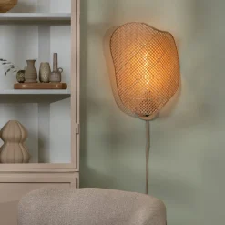 Good & Mojo Væglamper > væglampe Kinabalu, natur, 50 cm, bambusstik