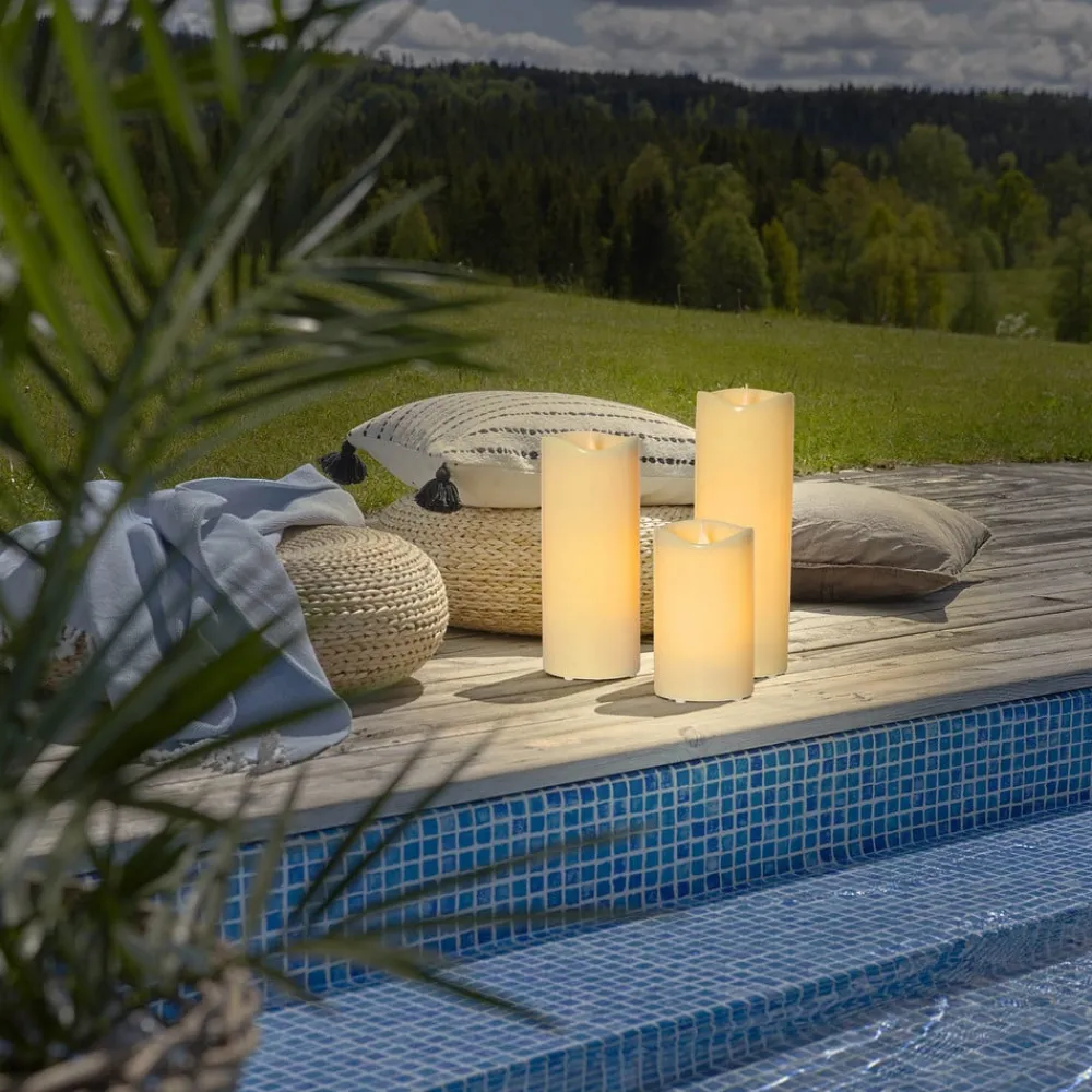 STAR TRADING Dekorationsbelysning|Terrassebelysning > Grande LED-kerte, batteridrevet, højde 38 cm