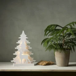 STAR TRADING Julepynt > Grandy LED-dekorationslampe, rensdyr, graner 41 cm