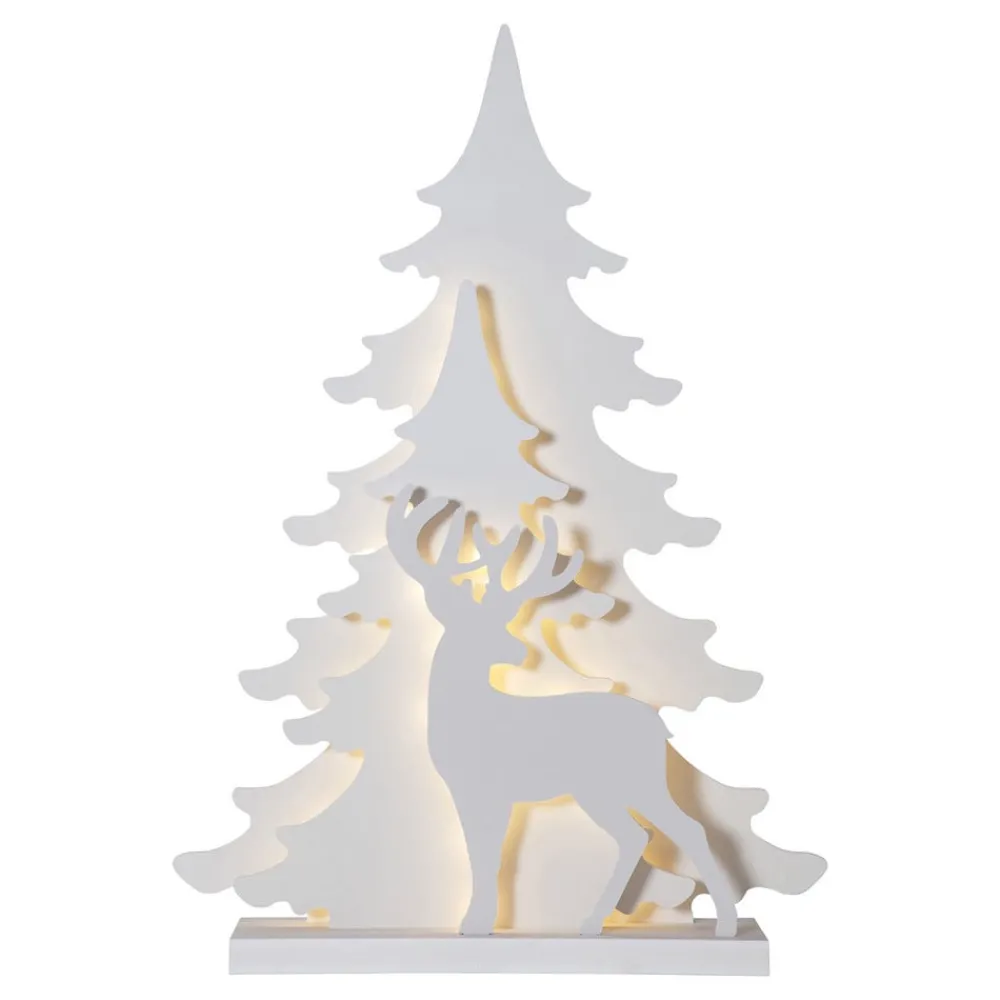 Dekorationsbelysning|Julepynt ^ STAR TRADING Grandy Rensdyr LED-dekorationslampe