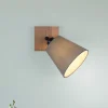 Væglamper|Væglamper ^ JUST LIGHT. GmbH Grøn Michel vægspot med stofskærm