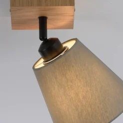 Væglamper|Væglamper ^ JUST LIGHT. GmbH Grøn Michel vægspot med stofskærm
