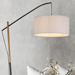 JUST LIGHT. GmbH Gulvlamper > Grøn Sofie gulvlampe med papirskærm