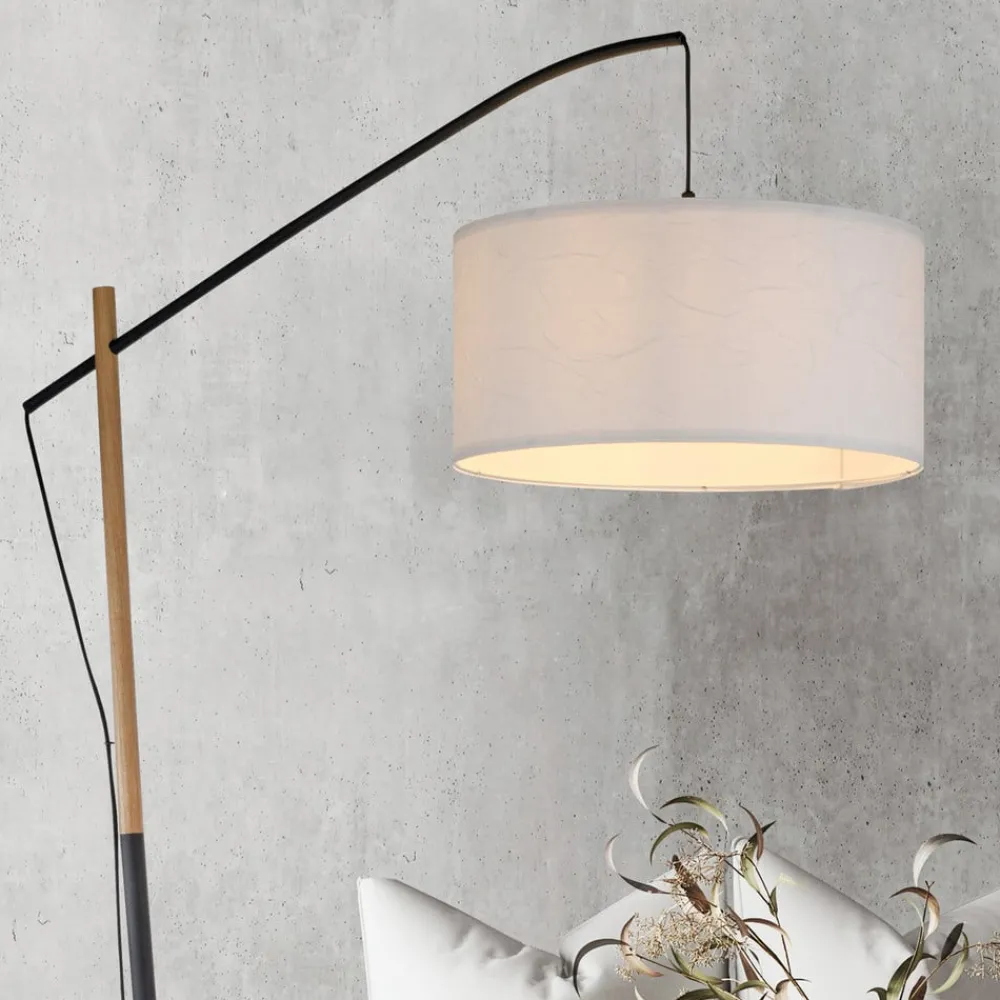 JUST LIGHT. GmbH Gulvlamper > Grøn Sofie gulvlampe med papirskærm