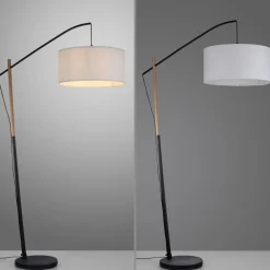 JUST LIGHT. GmbH Gulvlamper > Grøn Sofie gulvlampe med papirskærm