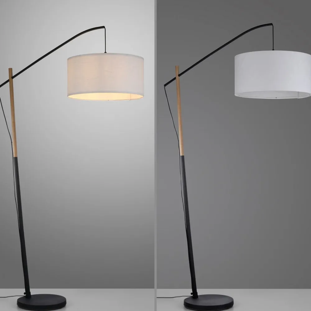 JUST LIGHT. GmbH Gulvlamper > Grøn Sofie gulvlampe med papirskærm