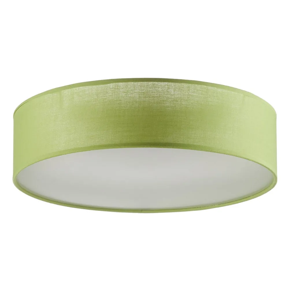 Loftlamper ^ ORION Grøn tekstil loftslampe Jitendra
