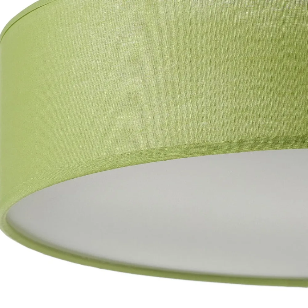 Loftlamper ^ ORION Grøn tekstil loftslampe Jitendra