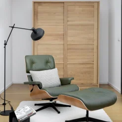 GRUPA Gulvlamper|Gulvlamper > Arigato gulvlampe, tredelt arm, sort