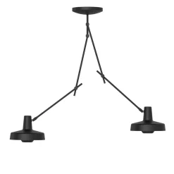 GRUPA Arbejdsrum/Kontor > Arigato loftslampe 2-lys 70 cm sort