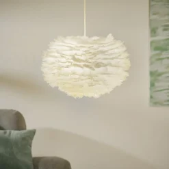 UMAGE Pendellamper|Pendellamper > Gåsefjer pendellampe Eos medium, hvid